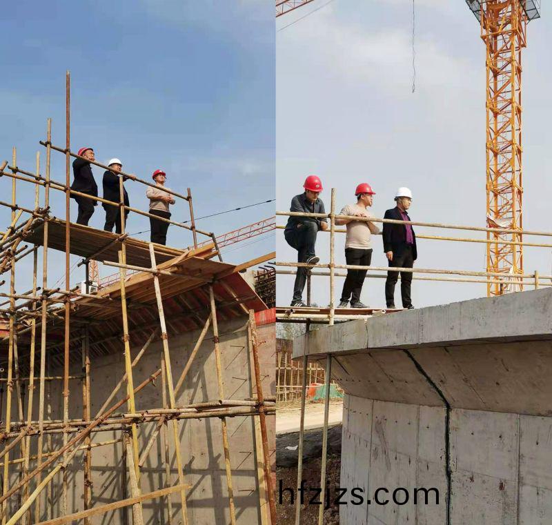 公司领导视察永城市第七污水处理厂工程进度