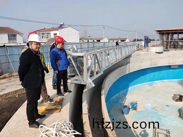 河南万川环保设备公司领导到永城、济南两个项目视察工作