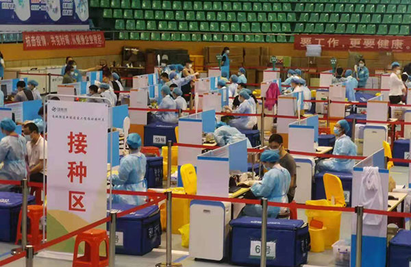 今日(ri)份小喜悅：好凱悳組糰打(da)新冠疫苗